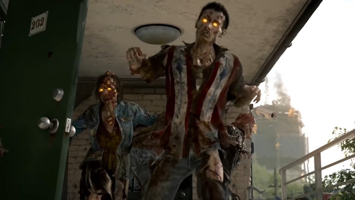 Zombies shambling in Black Ops 6.