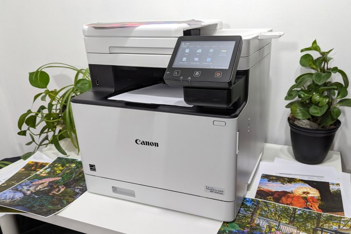 The imageClass MF753Cdw is a large but well-designed printer.