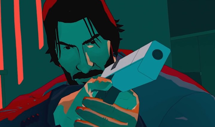 Image of John Wick from the game John Wick Hex