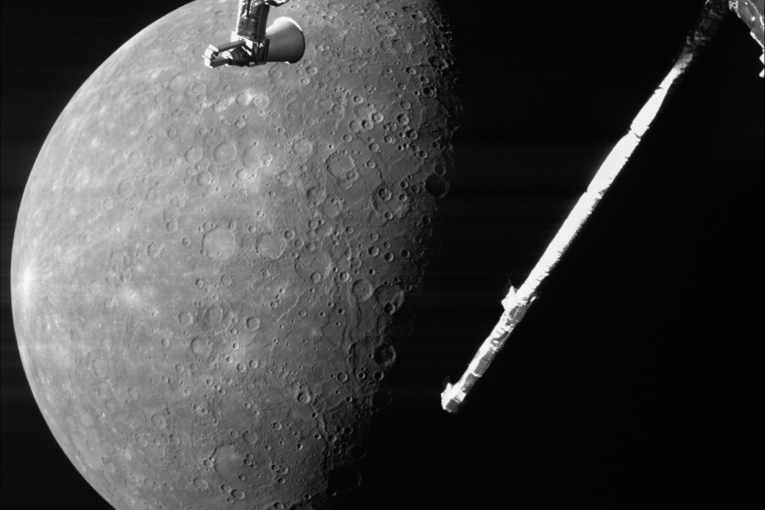 BepiColombo Captures Stunning Close-Ups of Mercury During Fourth Flyby