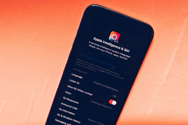 Apple Intelligence settings on iPhone.