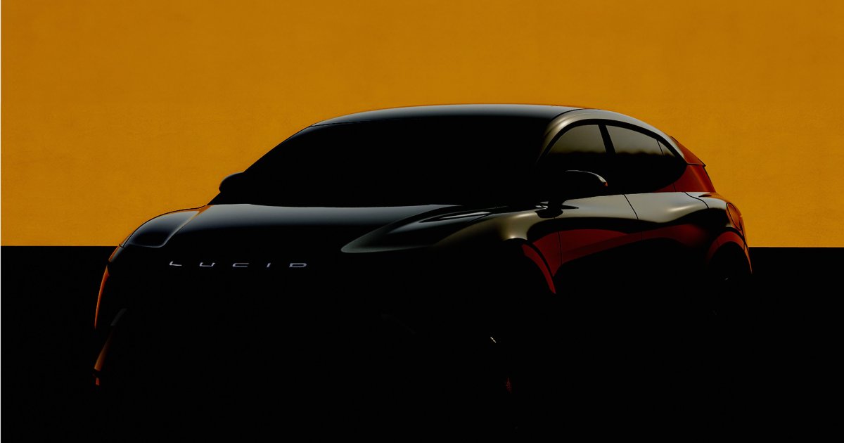 Lucid Teases New $50,000 Electric Crossover