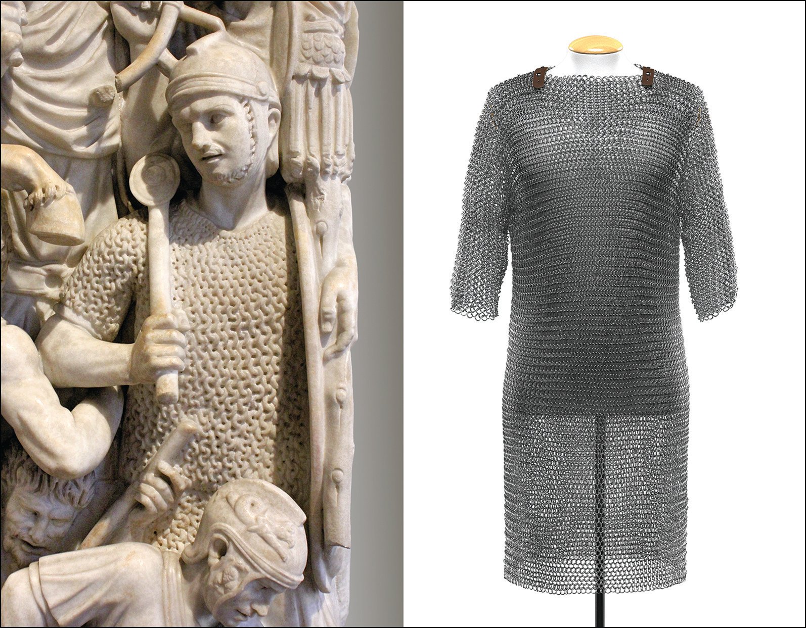 Chain Mail On Roman Soldiers