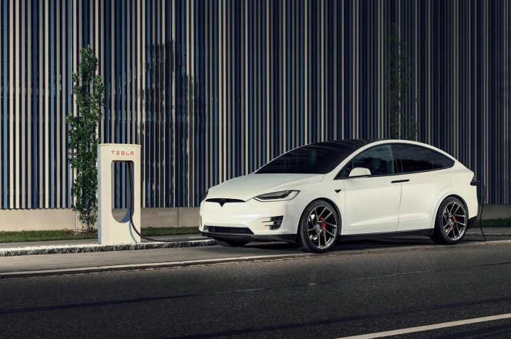 alt: A modified Tesla Model X by Novitec