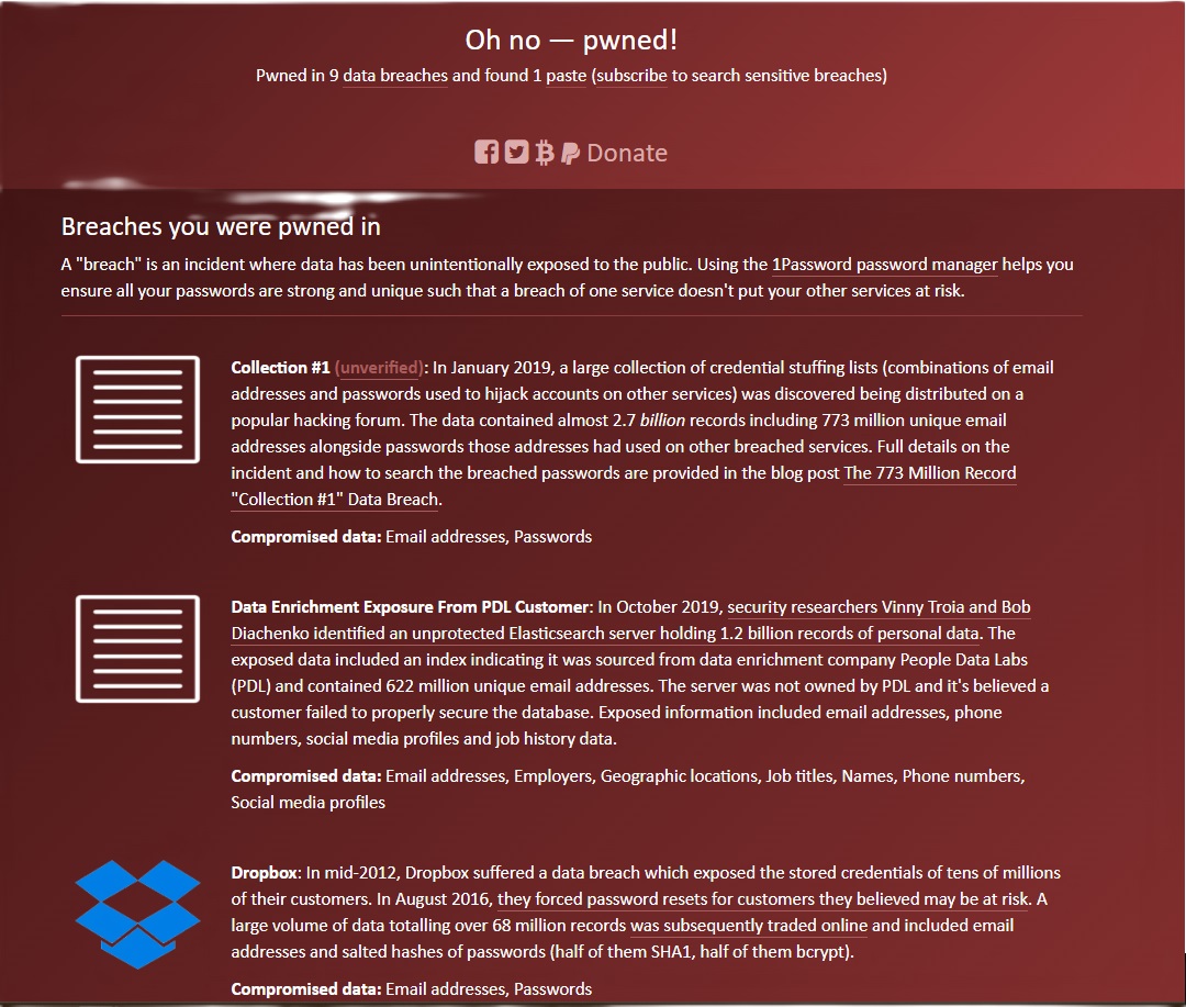haveibeenpwned