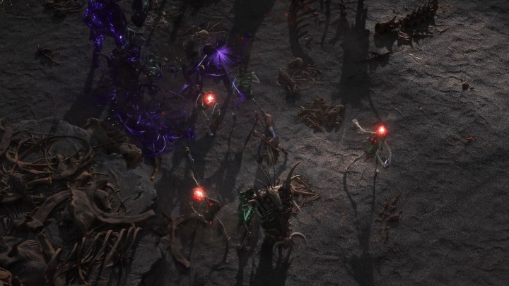 Witch summoning minions in Path of Exile 2.