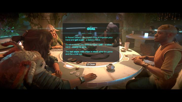 The rules to a card game in Star Wars Outlaws.