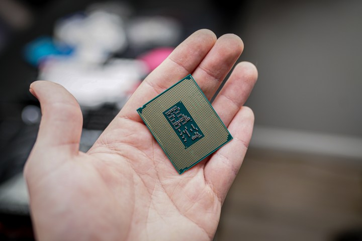 alt text:  Rear view of the Intel Core Ultra 9 285K CPU