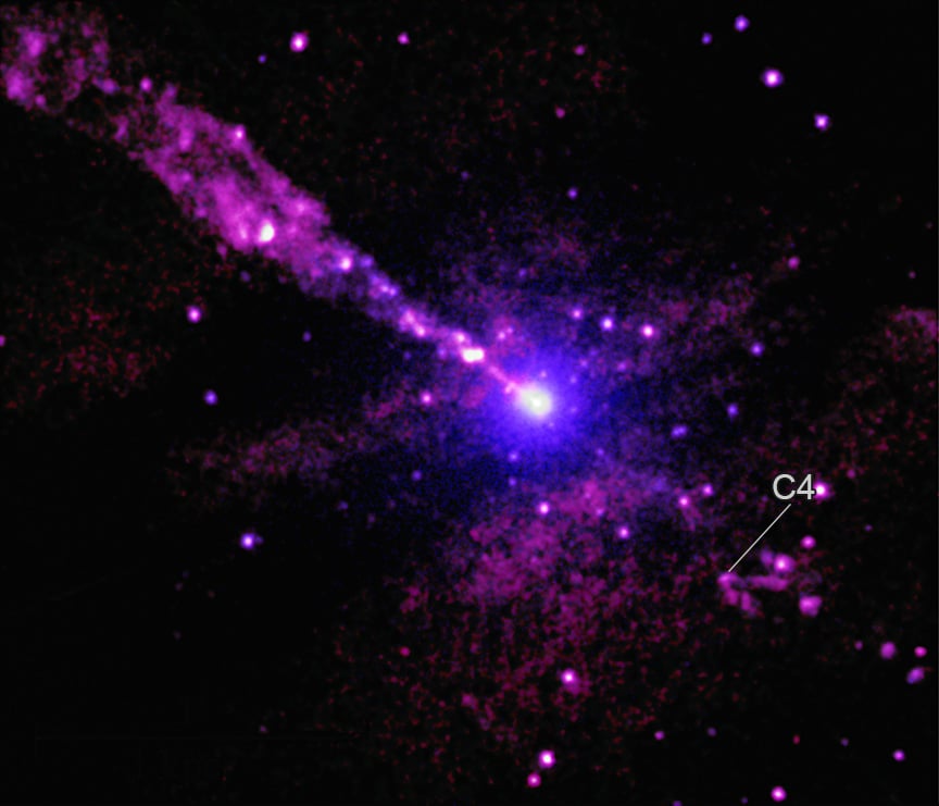 C4, as seen in a Chandra image.