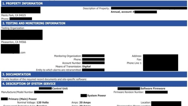 Screenshot of an inspection of an iOT device.