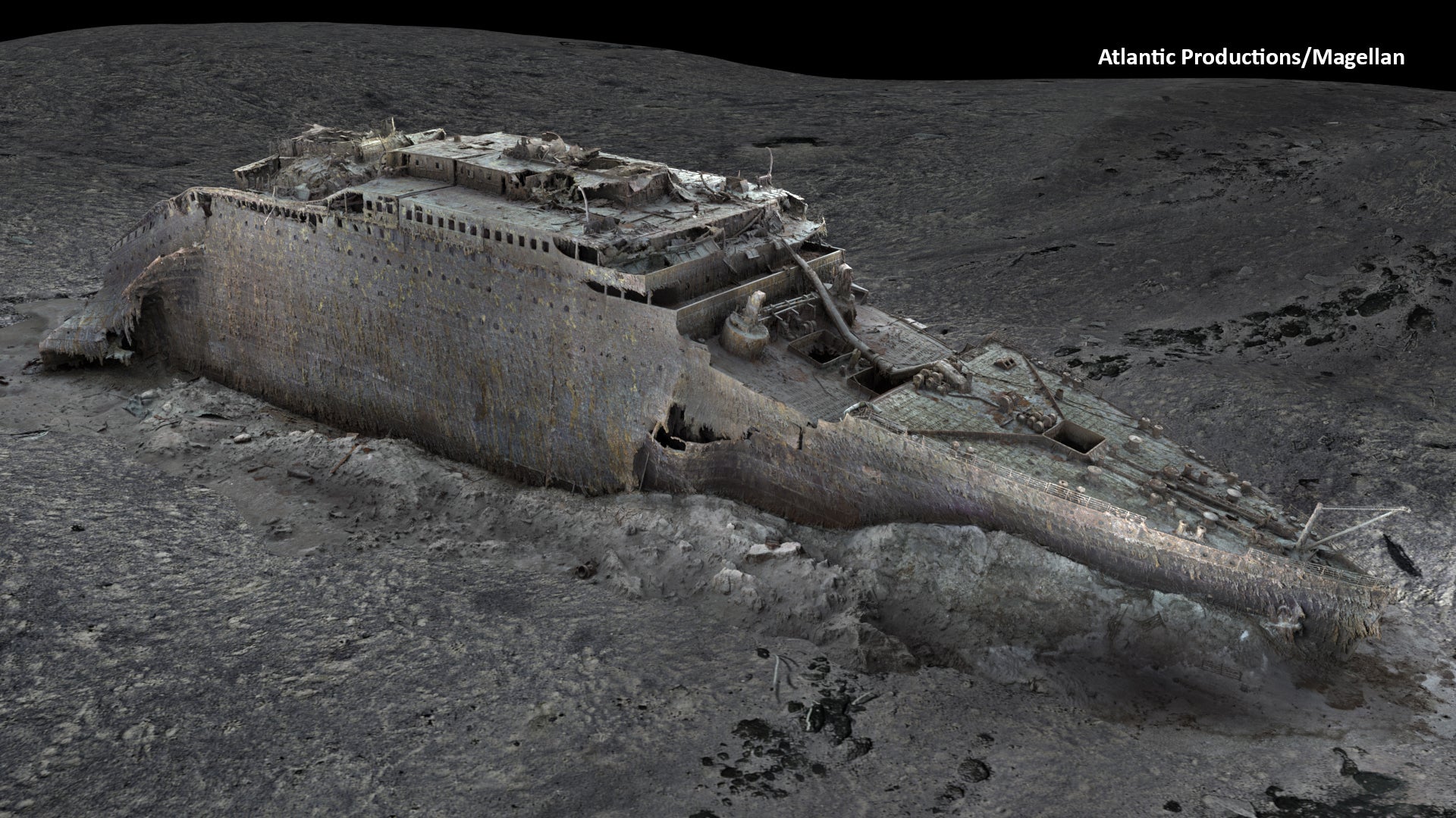 Titanic Wreck Digitally Recreated in Stunning 3D Model