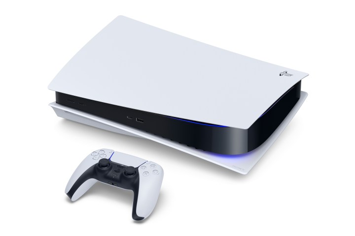 PS5 Console and DualSense.