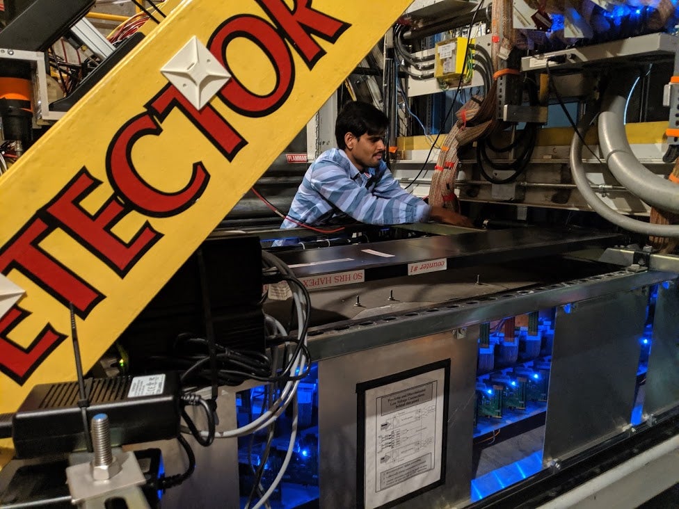 Chandan Ghosh prepared some of the PREX-II detectors.