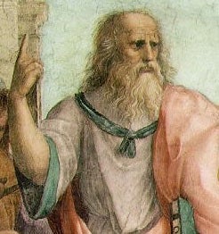 Plato, as depicted in Raphael’s “The School of Athens.”