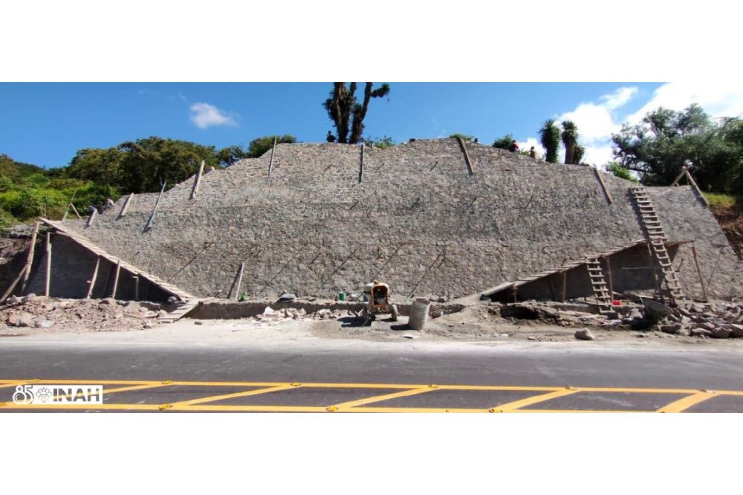 Ancient Pyramid Unearthed During Highway Construction in Mexico