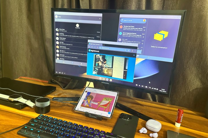 Samsung DeX mode.