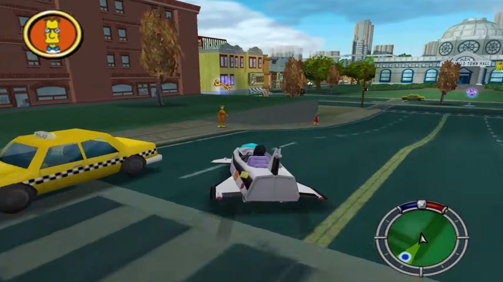 Simpsons Hit and Run Gameplay