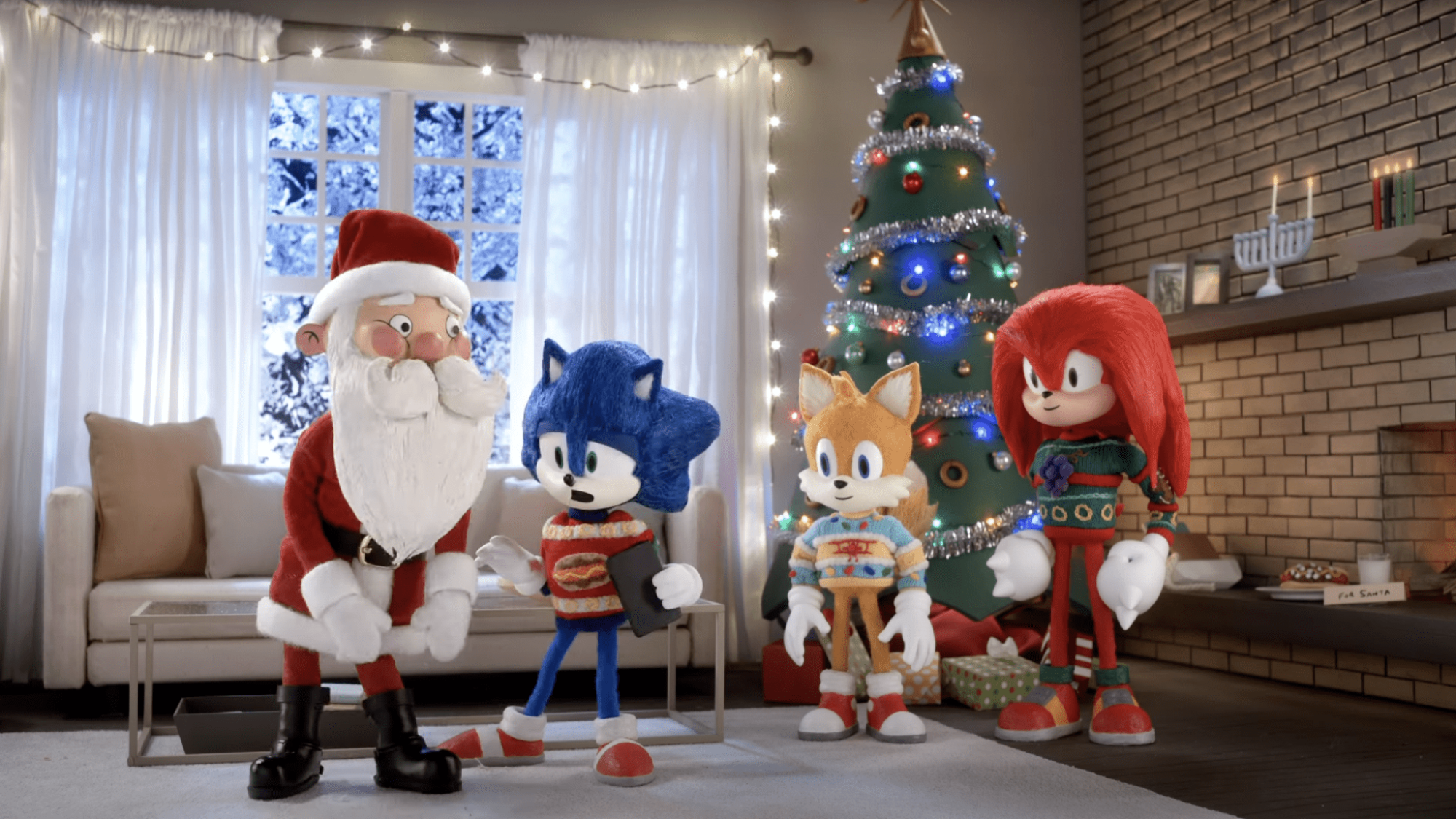 Sonic the Hedgehog Gets Festive in Stop-Motion Christmas Short