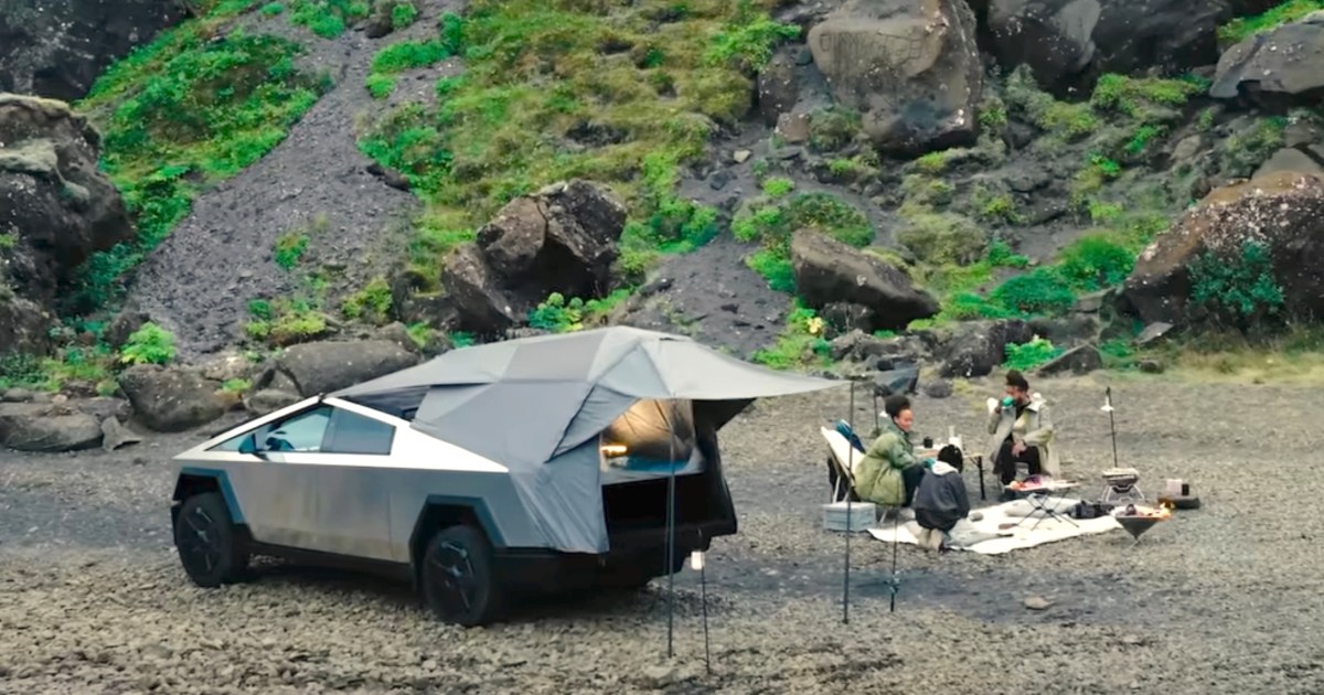 Tesla Cybertruck Basecamp Tent: Camping Reimagined