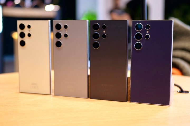 Alt text: A close-up image showcasing the rumored color options for the Samsung Galaxy S25 and S25 Plus, including blue, mint, navy, and Silver Shadow.