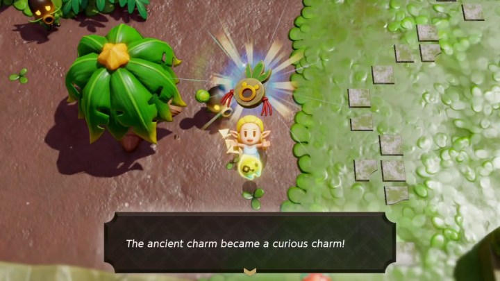 Zelda getting the curious charm in Echoes of Wisdom.