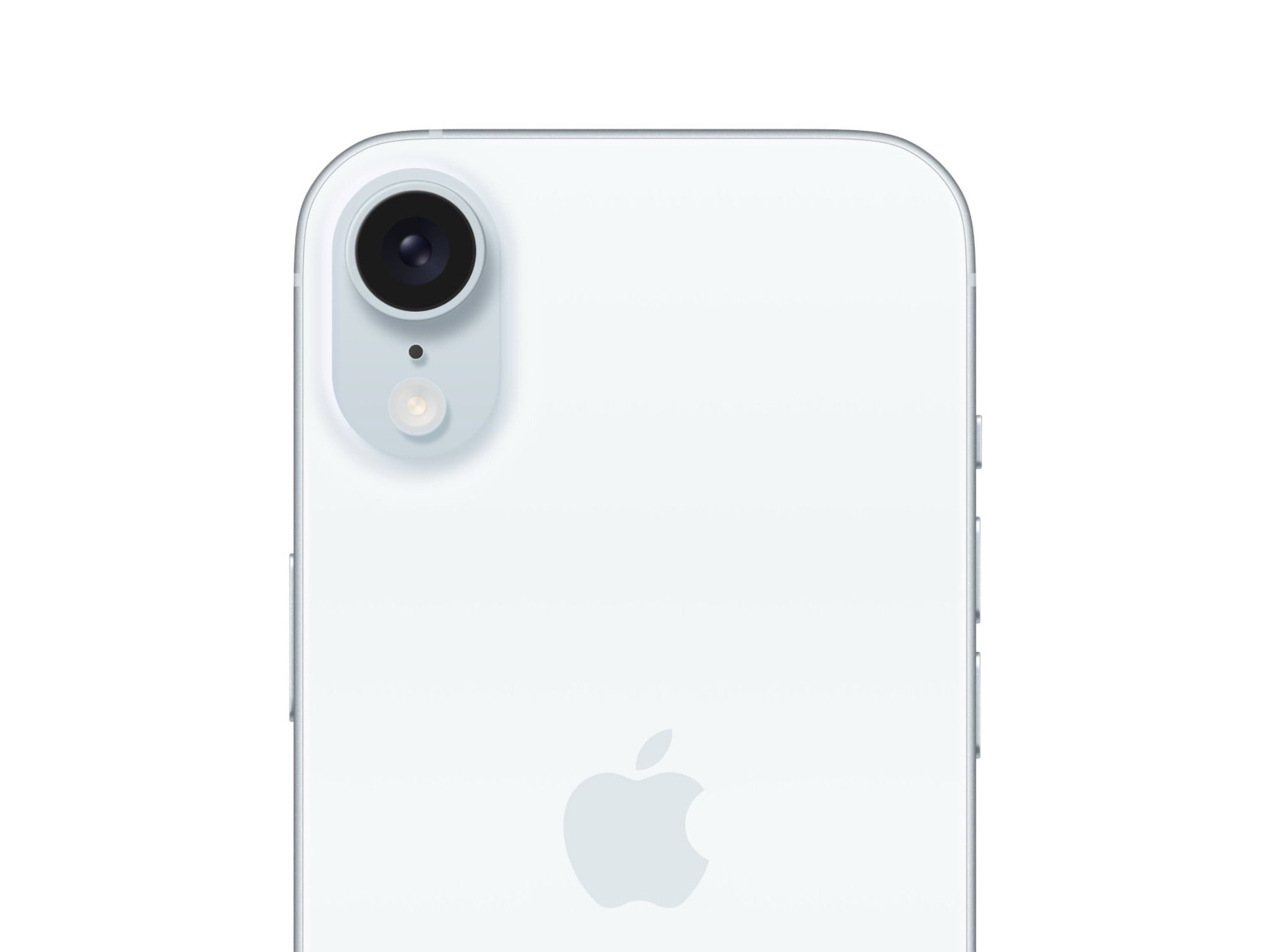 Mockup of fourth-generation iPhone SE camera bump.