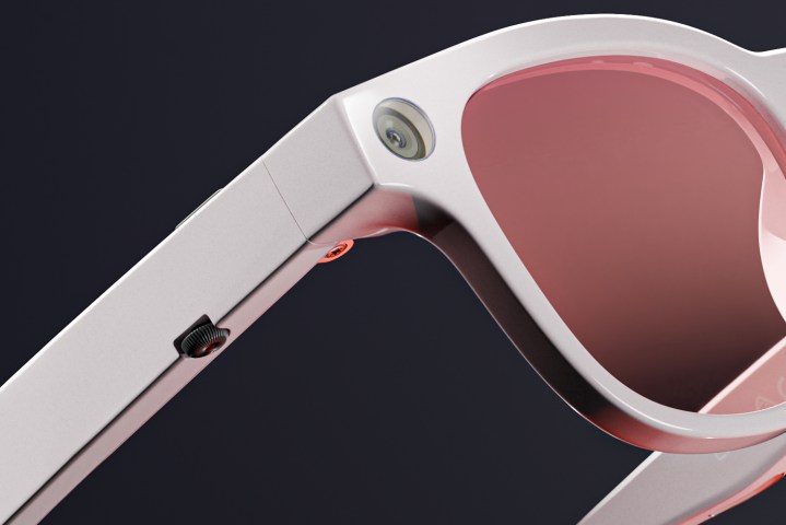 The digital crown on the Looktech AI Glasses.