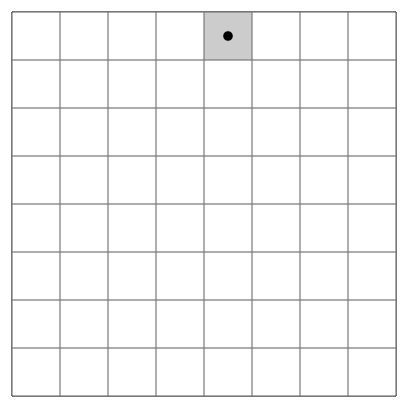 alt: A knight's tour on a chessboard showing the path of a knight visiting each square only once.