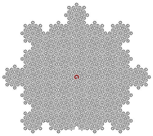 alt: A visual representation of a Hamiltonian cycle, showing a closed loop path that visits every node in the graph exactly once.