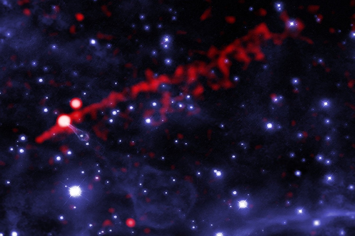 Cosmic Guitar Solo: A Pulsar's Energetic Performance Captured by NASA Telescopes