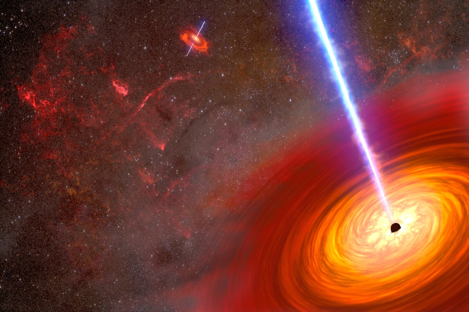 Two Supermassive Black Holes on a Collision Course