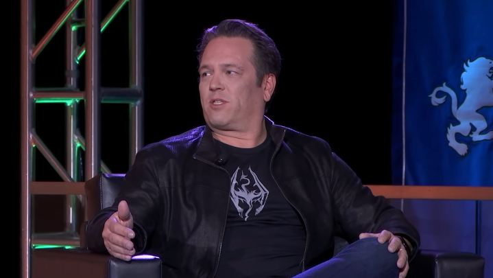 Phil Spencer at the Bethesda roundtable.