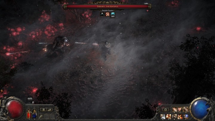 Boss fight in Path of Exile 2.