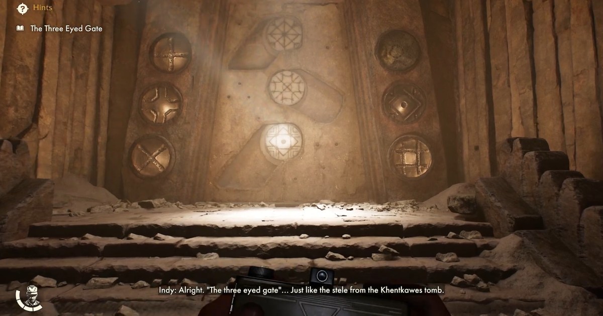 Solving the Three-Eyed Gate Light Puzzle in Indiana Jones and the Dial of Destiny