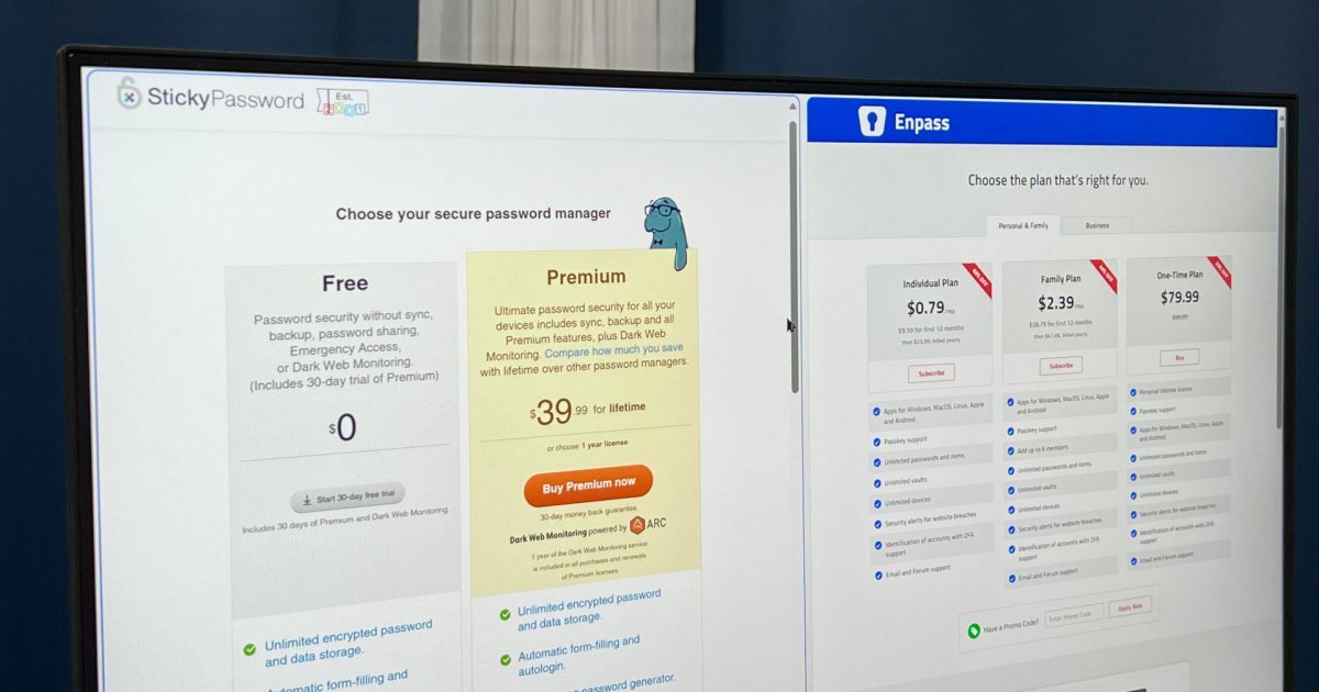 Sticky Password vs. Enpass: Best One-Time Purchase Password Managers