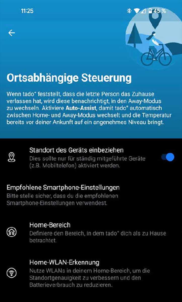 Alt text: A smartphone displaying location settings, emphasizing the importance of enabling necessary permissions for geofencing functionality.