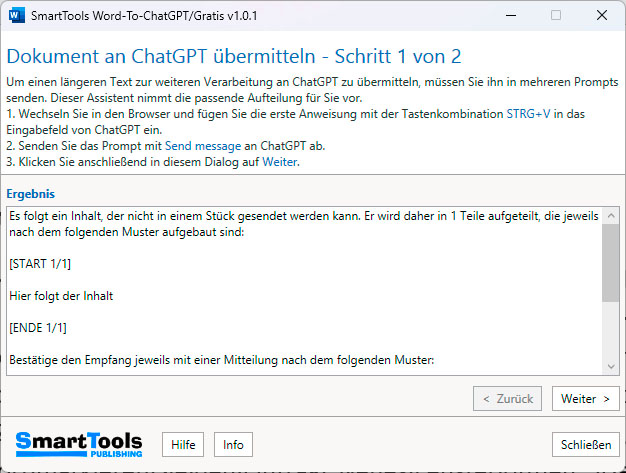 Word-to-ChatGPT simplifies transferring large texts to the AI for efficient editing.