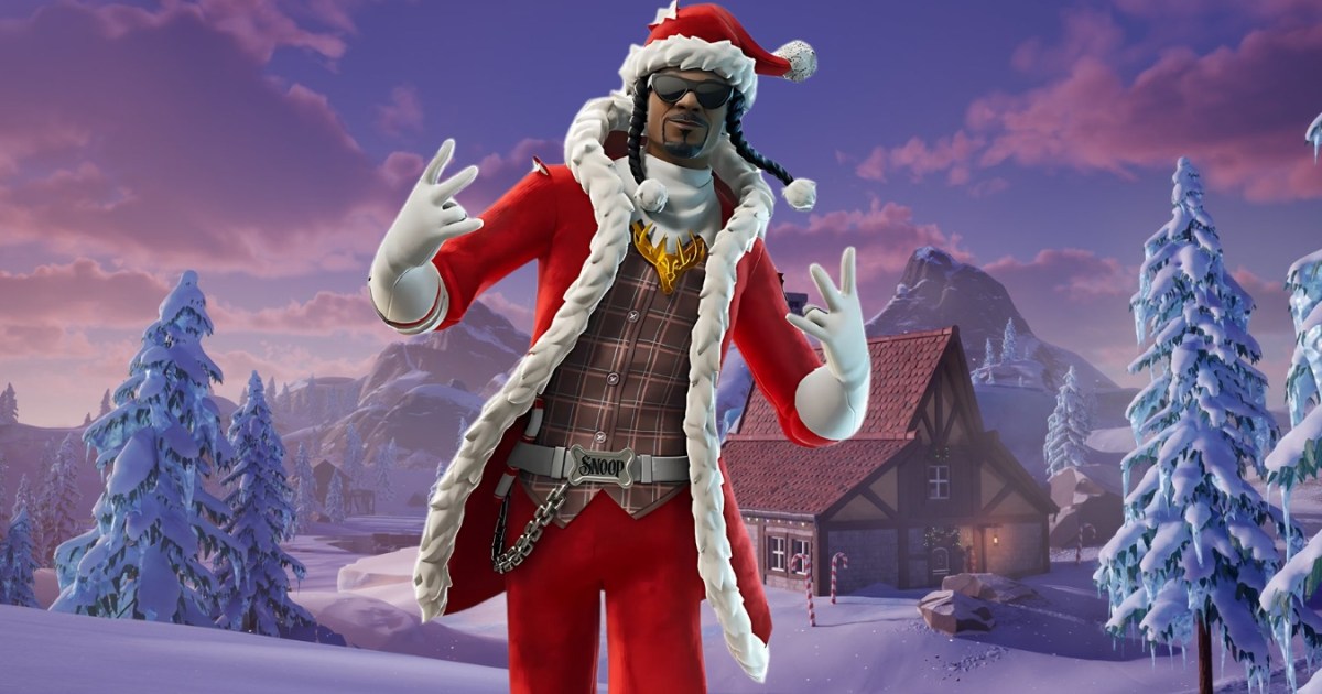 Get a Free Santa Dogg Skin in Fortnite's Winterfest 2024