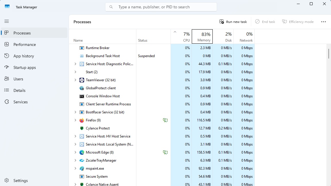 Task Manager Pause