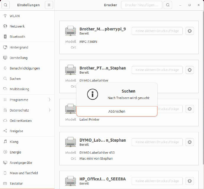 Configuring Driver on Client Machines