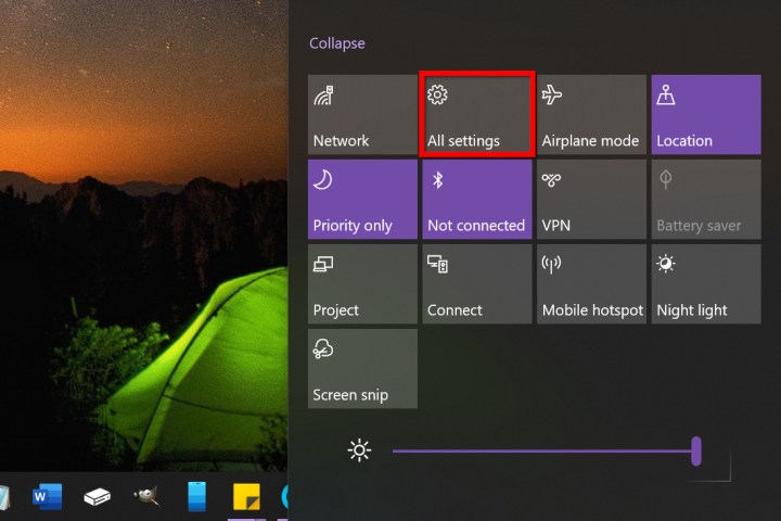 Windows 10 All Settings Access