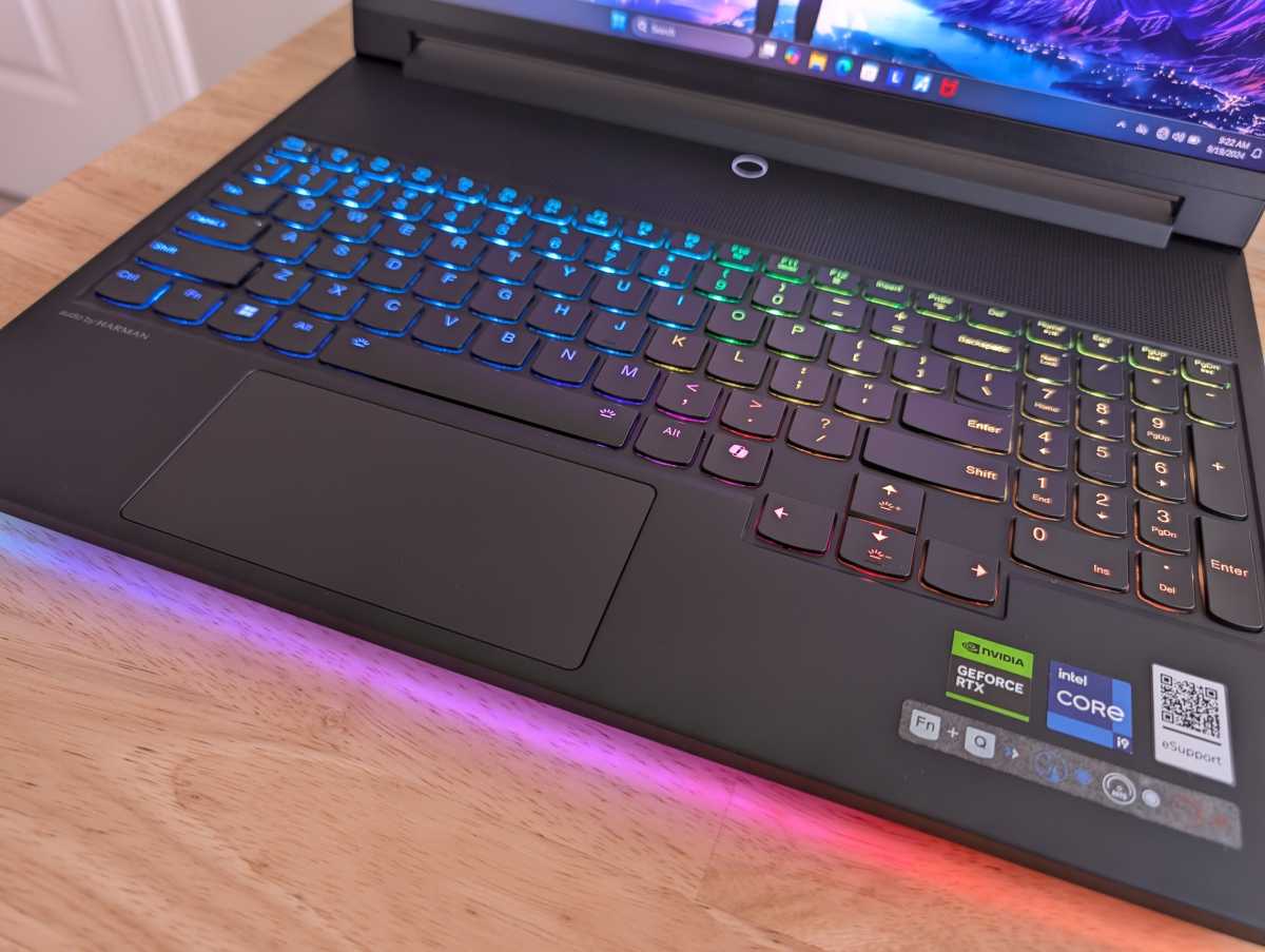 Lenovo Legion 9i keyboard