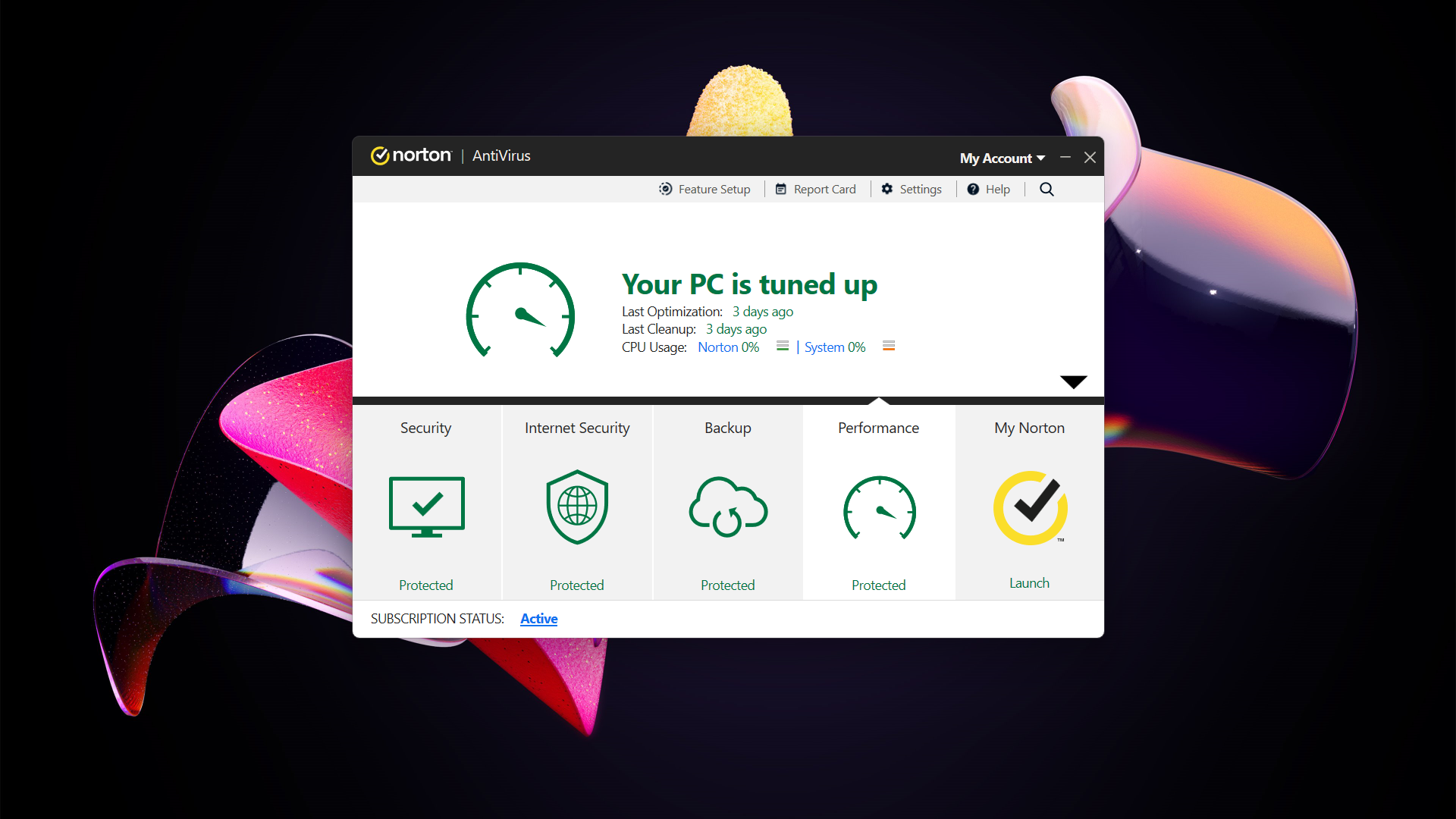 Norton Antivirus Plus - Classic app interface (June 2024)