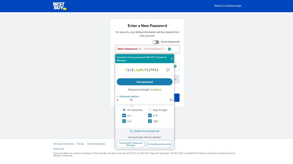 ESET Password Manager