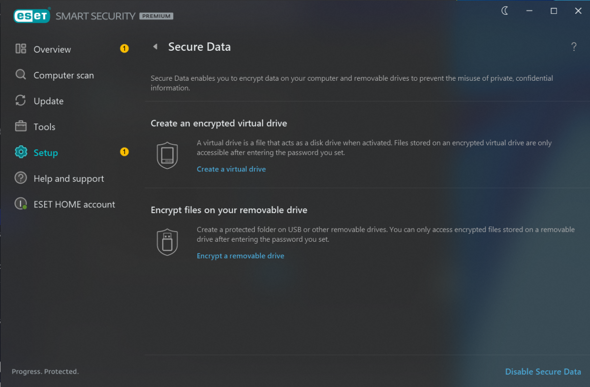 ESET Secure Data