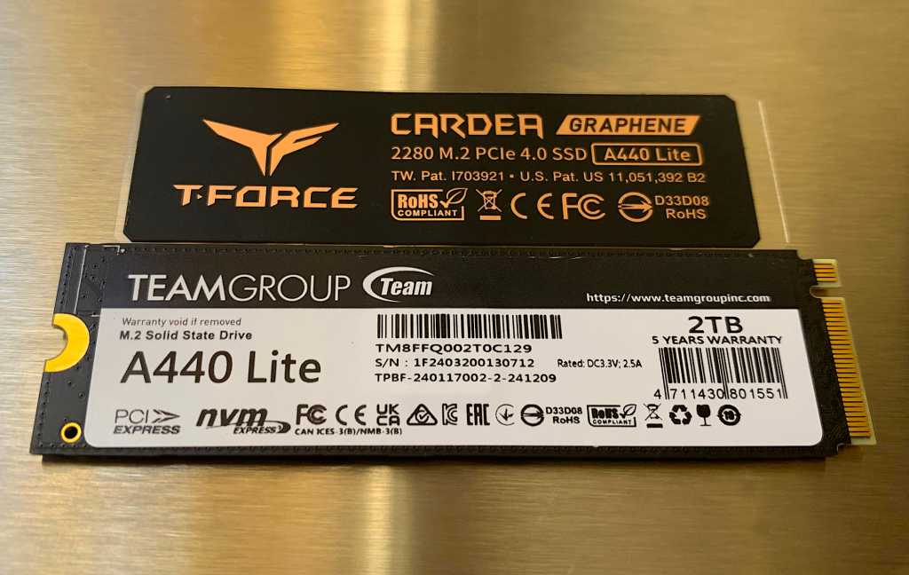 Teamgroup T-Force A440 Lite SSD Review: Budget-Friendly, But Not a Standout Performer