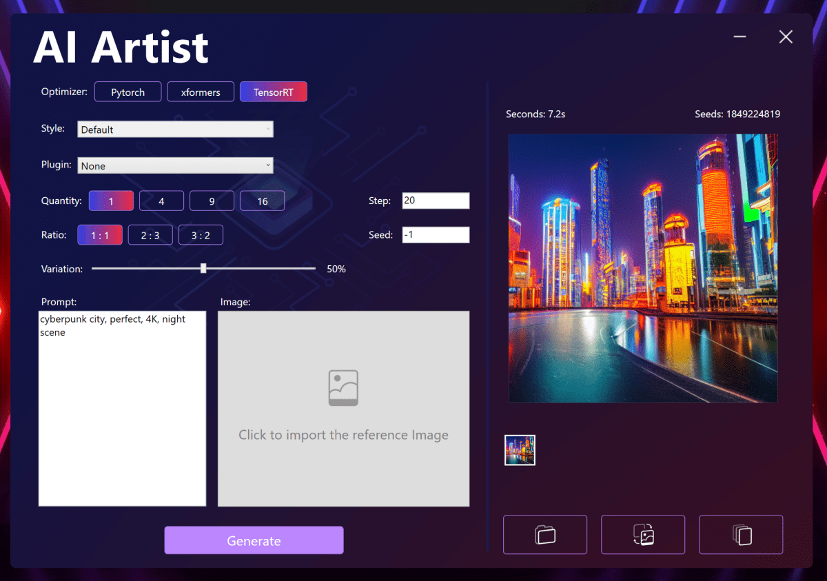 MSI AI Artist app