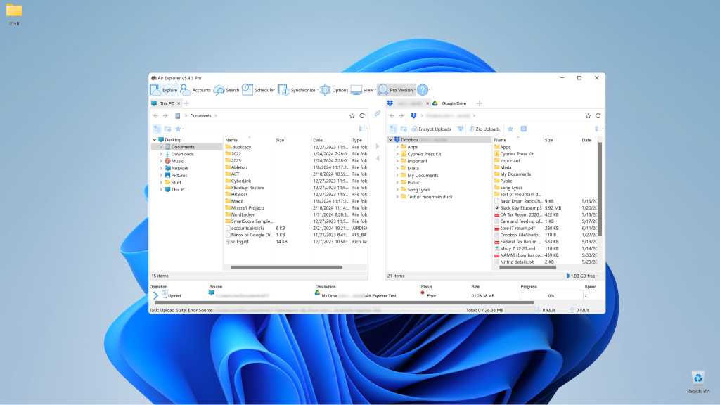 Air Explorer Pro Review: A Powerful, Yet Complex, Cloud Storage Sync Tool