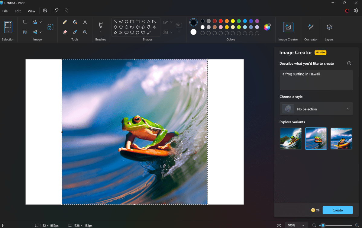 Windows 11 Image Creator