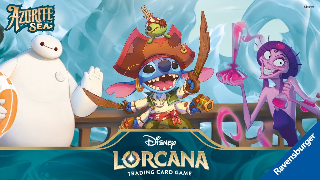 Disney Lorcana: Azurite Sea Starter Decks & Key Card Enhancements